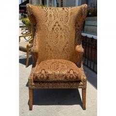 Dennis Leen Dennis Leen Wingback Arm Chair W Janet Yonaty Fabric 1 of 2 - 4215878