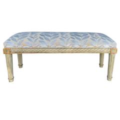 Dennis Leen Dennis Leen for Formations Furniture Neoclassical Cut Velvet Bench - 4277455