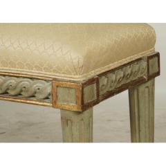 Dennis Leen Dennis Leen for Formations Furniture Neoclassical Green Gold Bench - 4264780