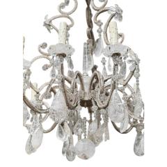 Dennis Leen Dennis Leen for Formations Rock Crystal Silver Gilt Iron Beaded Chandelier - 4530592