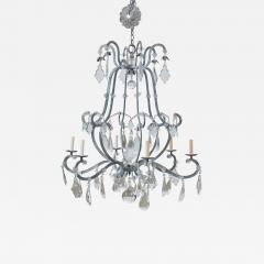 Dennis Leen Dennis Leen for Formations Wrought Iron Crystal Chandelier - 4344785