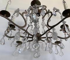 Dennis Leen Dennis and Leen Small Chateau Iron Chandelier Rock Crystal - 4585938