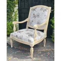 Dennis Leen Formations Carved Italian Arm Chair W Clarence House Tiger Velvet - 3146364