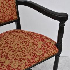 Dennis Leen Pair of Louis XIII Style Ebonized Stools by Dennis and Leen - 2784701