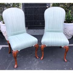 Dennis Leen Vintage Dennis Leen Designer Upholstered Side Chairs a Pair - 1682989