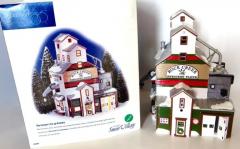 Dept 56 The Farmers Co op Granary From The Snow Village Plus 2 Accessories - 3977691