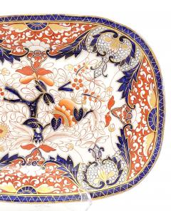 Derby Imari Pattern Platter England circa 1820 - 2845079