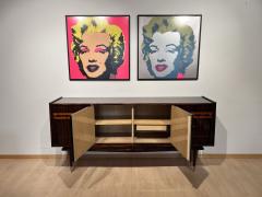 Design Sideboard Macassar Ebony Maple NF Ameublement France circa 1960 - 3264144
