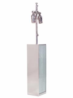 Designer Table Lamp Etched Glass - 1547806