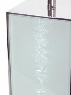 Designer Table Lamp Etched Glass - 1547808