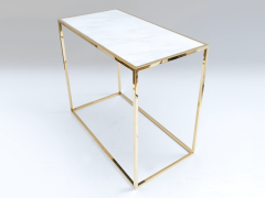Desigual Brass and Marble Table - 972272
