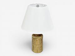 Desiree Stent j Table Lamp Brown Stoneware Denmark 1960s - 4579692