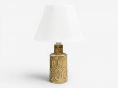 Desiree Stent j Table Lamp Brown Stoneware Denmark 1960s - 4579707