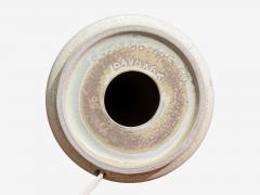 Desiree Stent j Table Lamp White Glazed Stoneware Denmark 1960s - 4469341