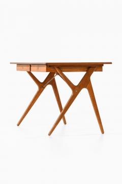 Desk in Brass and Teak 1950s - 4555422