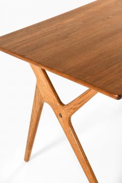 Desk in Brass and Teak 1950s - 4555425