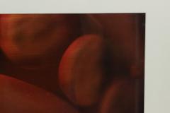 Detail Color Photograph Of Red Abstract Shapes - 3174666