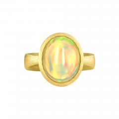 Devta Doolan Fine Mexican Crystal Opal 22k Gold One of a Kind Ring Devta Doolan 2024 - 4714291