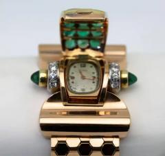 Diamond Emerald Covered Wristwatch - 3448754