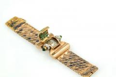 Diamond Emerald Covered Wristwatch - 3448786
