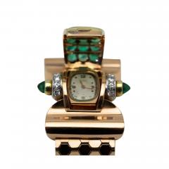 Diamond Emerald Covered Wristwatch - 3452953