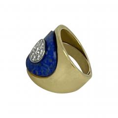 Diamond Lapis Ring - 3099080