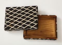 Diamond Pattern Horn Bone Box - 1860316