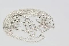 Diamond Platinum Diamond Long Chain 7 Carats Color F Clarity VS - 3448788
