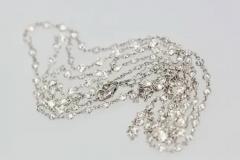 Diamond Platinum Diamond Long Chain 7 Carats Color F Clarity VS - 3448842