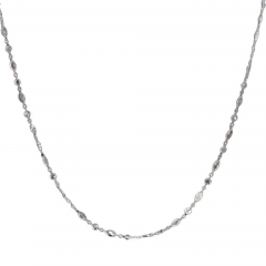 Diamond Set Platinum Chain - 46221