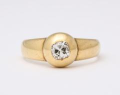 Diamond and 18 kt Gold Ring - 1122060