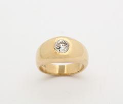 Diamond and Gold Gypsy Ring - 3529239