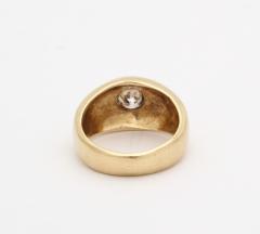 Diamond and Gold Gypsy Ring - 3529246