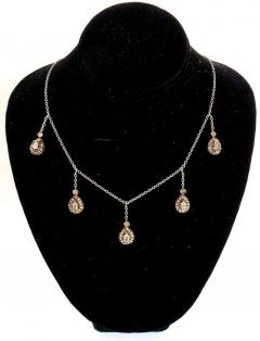 Diamond and Gold Victorian Necklace Circa 1895 - 83015