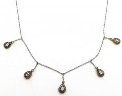 Diamond and Gold Victorian Necklace Circa 1895 - 83016