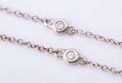 Diamond and Onyx Pendant White Gold Necklace - 791687
