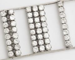 Diamond and Platinum Bracelet with 12 ct of Diamonds - 175416