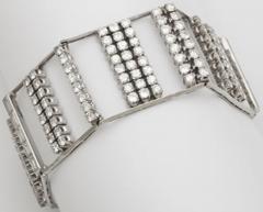 Diamond and Platinum Bracelet with 12 ct of Diamonds - 175417