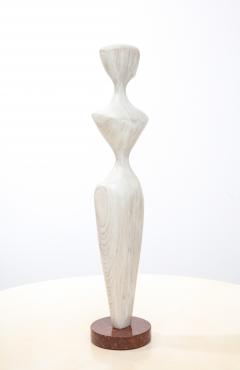 Dick Shanley Figure Study III Contemporary Wood Figurative Sculpture - 1205040