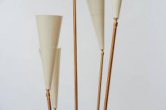 Diego Mardegan Travertine and Brass Midcentury Style Floor Lamp by Diego Mardegan - 4715828