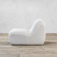 Diego Mattu Diego Mattu Pair of Armchairs Mod Mal for 1p in White Fabric - 4034365