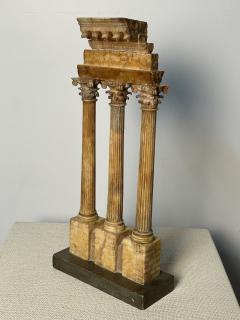 Diminutive Italian Grand Tour Model of Ruins Sienna Marble Statue Sculpture - 2999356