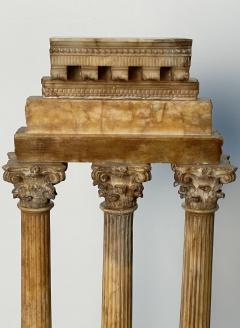 Diminutive Italian Grand Tour Model of Ruins Sienna Marble Statue Sculpture - 2999357