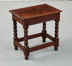 Diminutive James II Bobbin Oak Table - 2886926