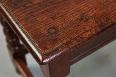 Diminutive James II Bobbin Oak Table - 2886931