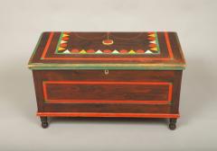 Diminutive Paint Decorated Blanket Chest - 4713161