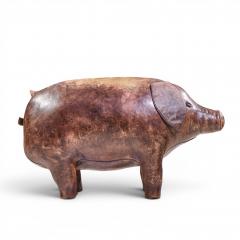 Dimitri Omersa Dimitri Omersa Mid Century English Leather Pig Ottoman - 4593132