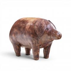 Dimitri Omersa Dimitri Omersa Mid Century English Leather Pig Ottoman - 4594930