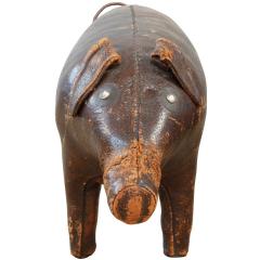 Dimitri Omersa Hand Stitched Leather A F Pig 1960s - 240132