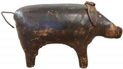 Dimitri Omersa Hand Stitched Leather A F Pig 1960s - 240136